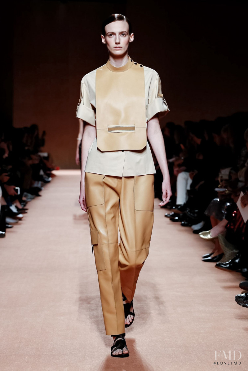 Katherine Azbill featured in  the Hermès fashion show for Spring/Summer 2020