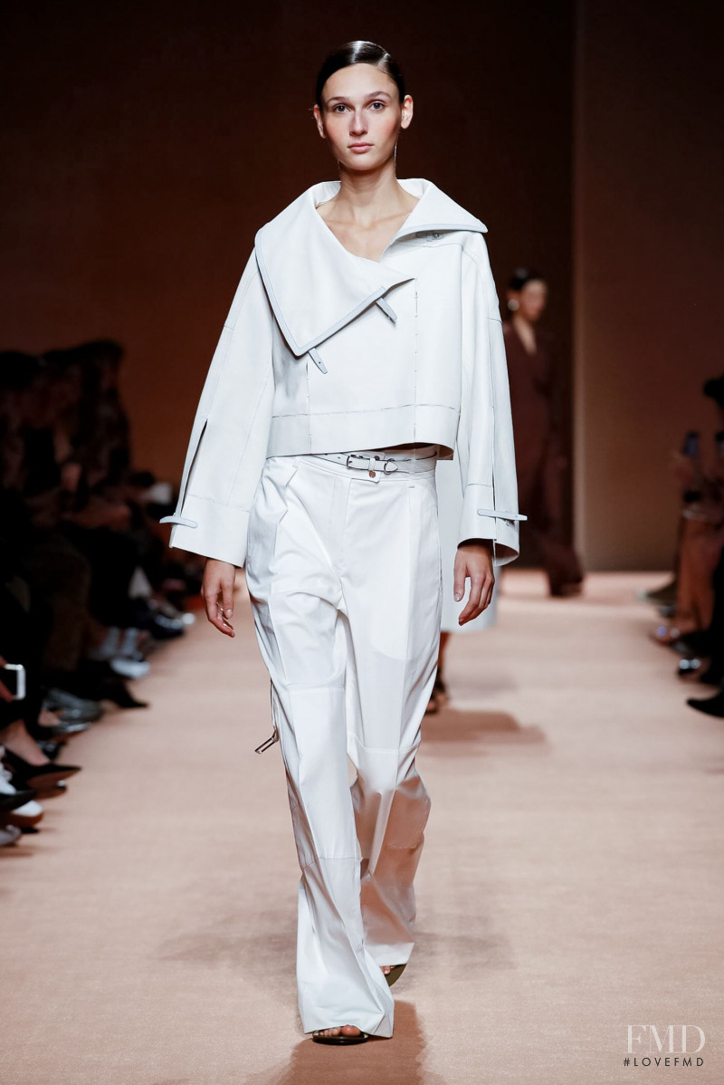 Justine Asset featured in  the Hermès fashion show for Spring/Summer 2020