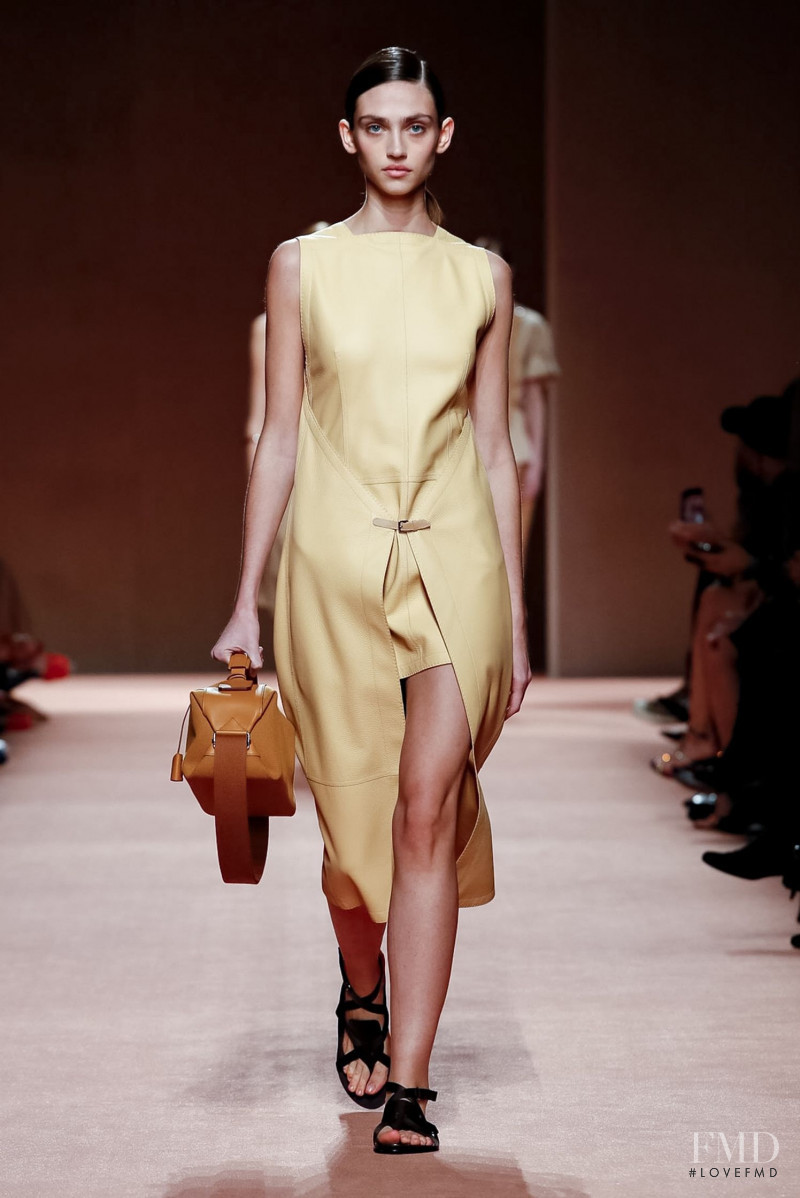 Krini Hernandez featured in  the Hermès fashion show for Spring/Summer 2020