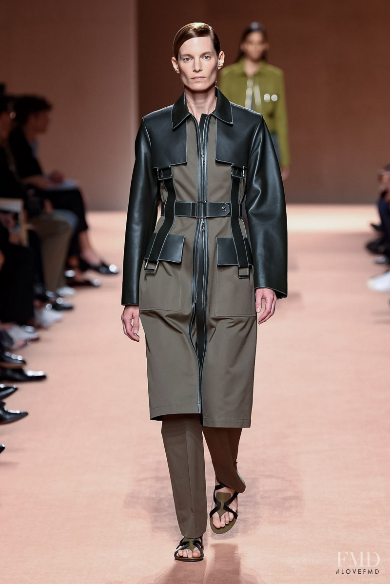 Iris Strubegger featured in  the Hermès fashion show for Spring/Summer 2020
