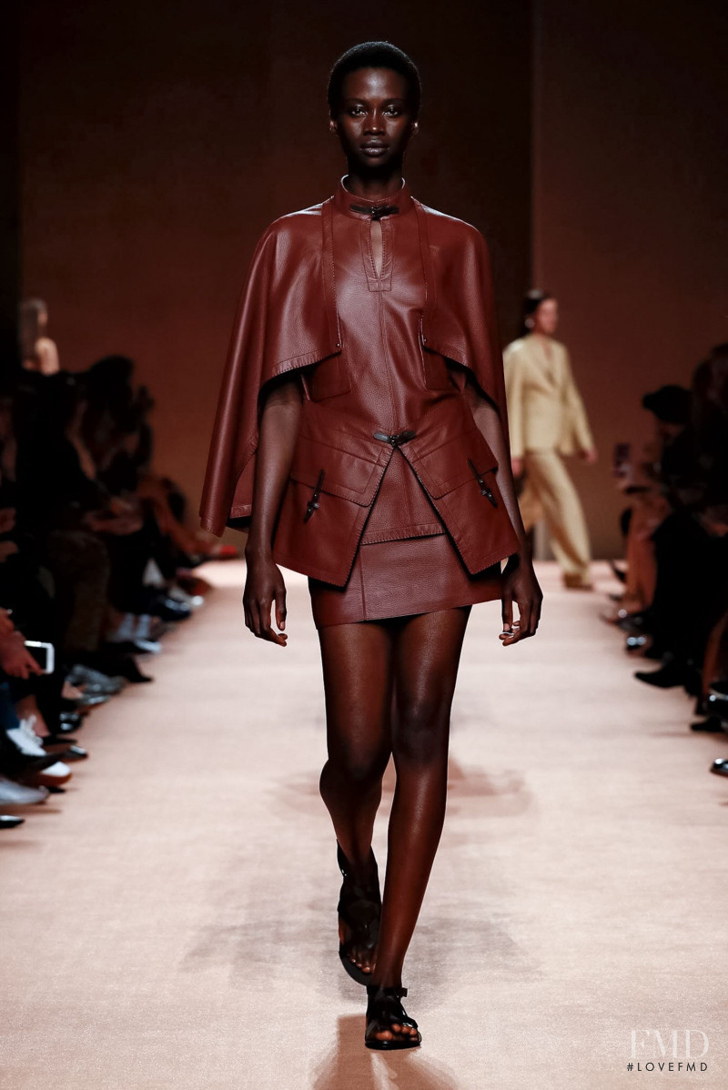 Fatou Jobe featured in  the Hermès fashion show for Spring/Summer 2020