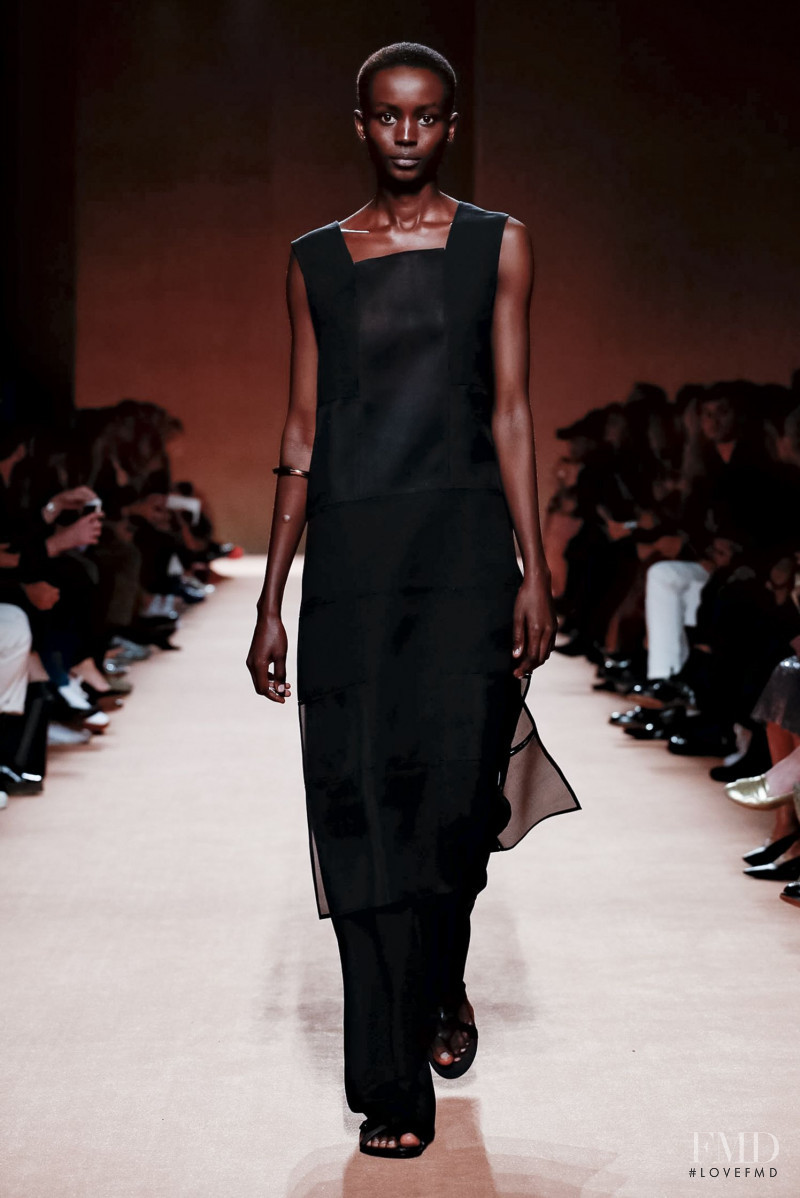 Awuoi Mach Guguei featured in  the Hermès fashion show for Spring/Summer 2020