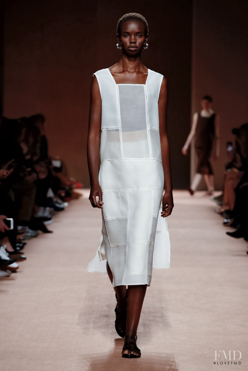 Akiima Ajak featured in  the Hermès fashion show for Spring/Summer 2020