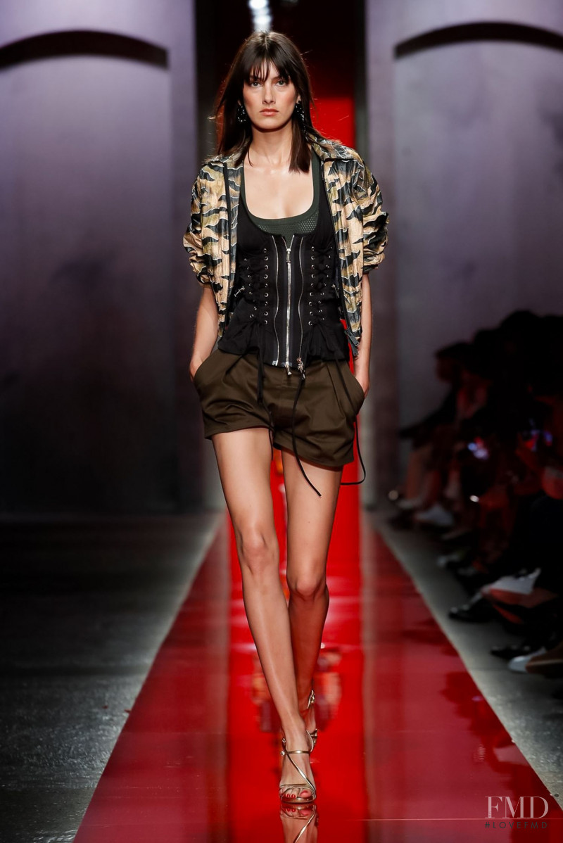 Rossana Latallada featured in  the DSquared2 fashion show for Spring/Summer 2020