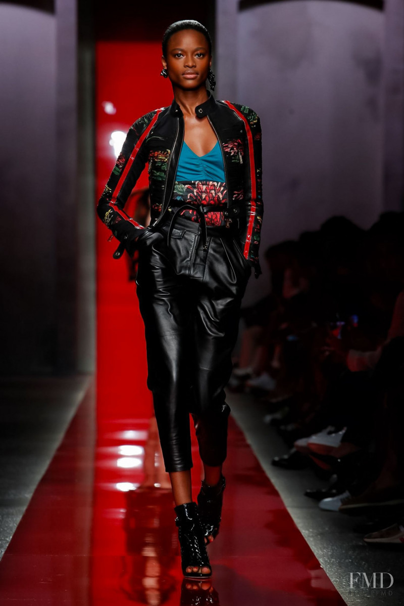 Mayowa Nicholas featured in  the DSquared2 fashion show for Spring/Summer 2020