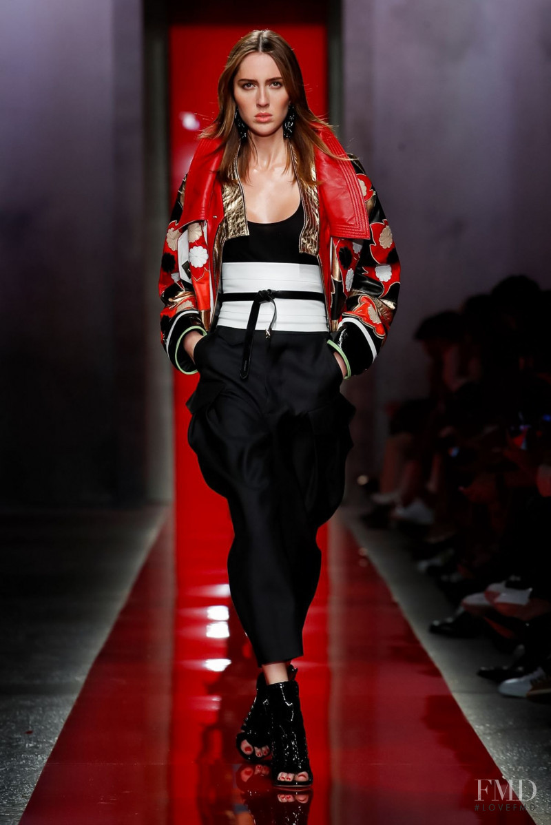 Teddy Quinlivan featured in  the DSquared2 fashion show for Spring/Summer 2020