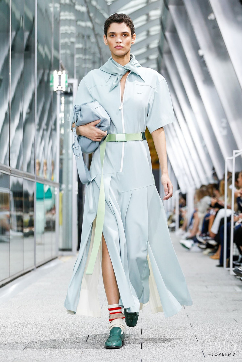 Kerolyn Soares featured in  the Lacoste fashion show for Spring/Summer 2020
