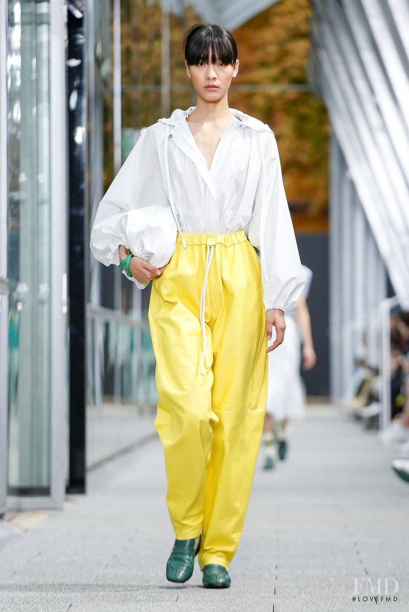 Rui Nan Dong featured in  the Lacoste fashion show for Spring/Summer 2020