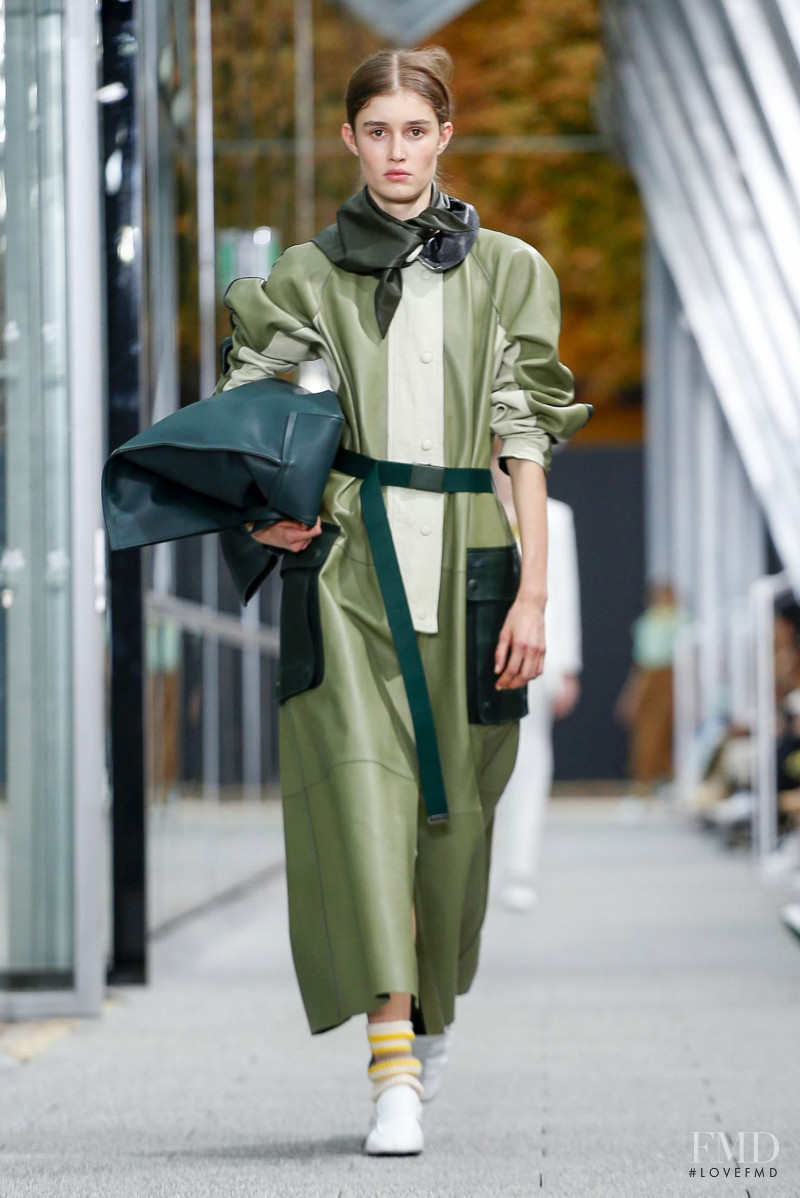 Nina Fresneau featured in  the Lacoste fashion show for Spring/Summer 2020