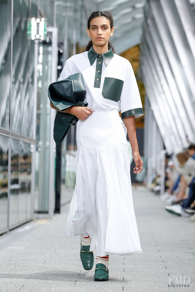 Mariana Barcelos featured in  the Lacoste fashion show for Spring/Summer 2020