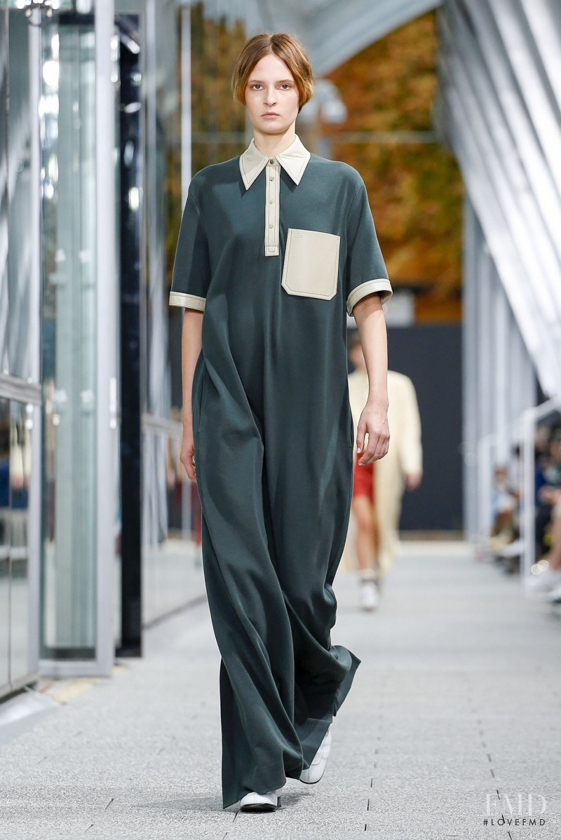 Chesca Lenton featured in  the Lacoste fashion show for Spring/Summer 2020