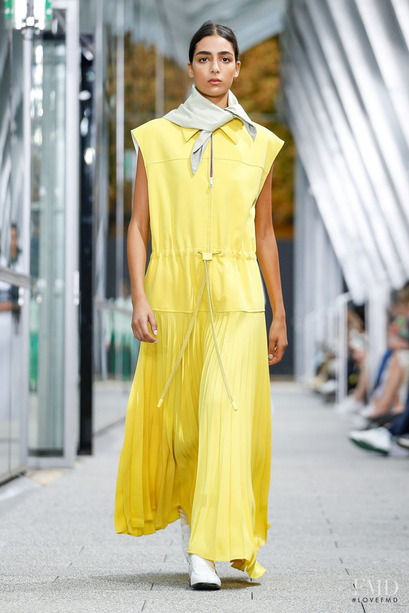 Nora Attal featured in  the Lacoste fashion show for Spring/Summer 2020