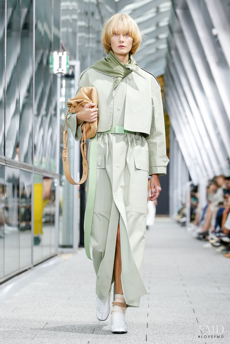 Frida Henneberg featured in  the Lacoste fashion show for Spring/Summer 2020