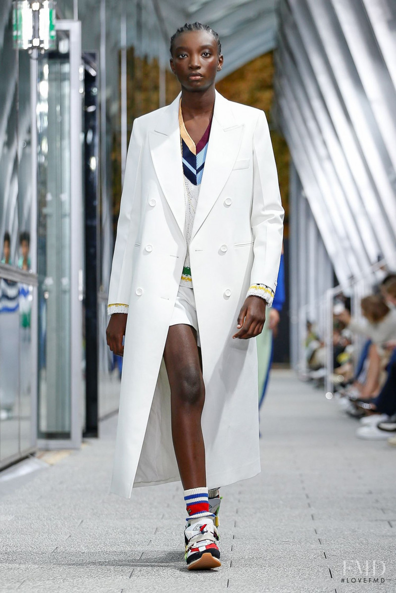 Assa Baradji featured in  the Lacoste fashion show for Spring/Summer 2020