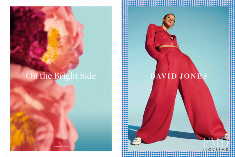 Janiece Dilone featured in  the David Jones advertisement for Autumn/Winter 2019