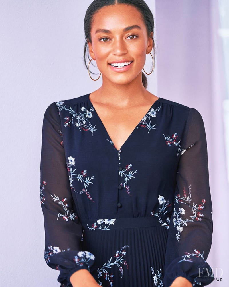 Sara Johnson featured in  the Ann Taylor advertisement for Fall 2019