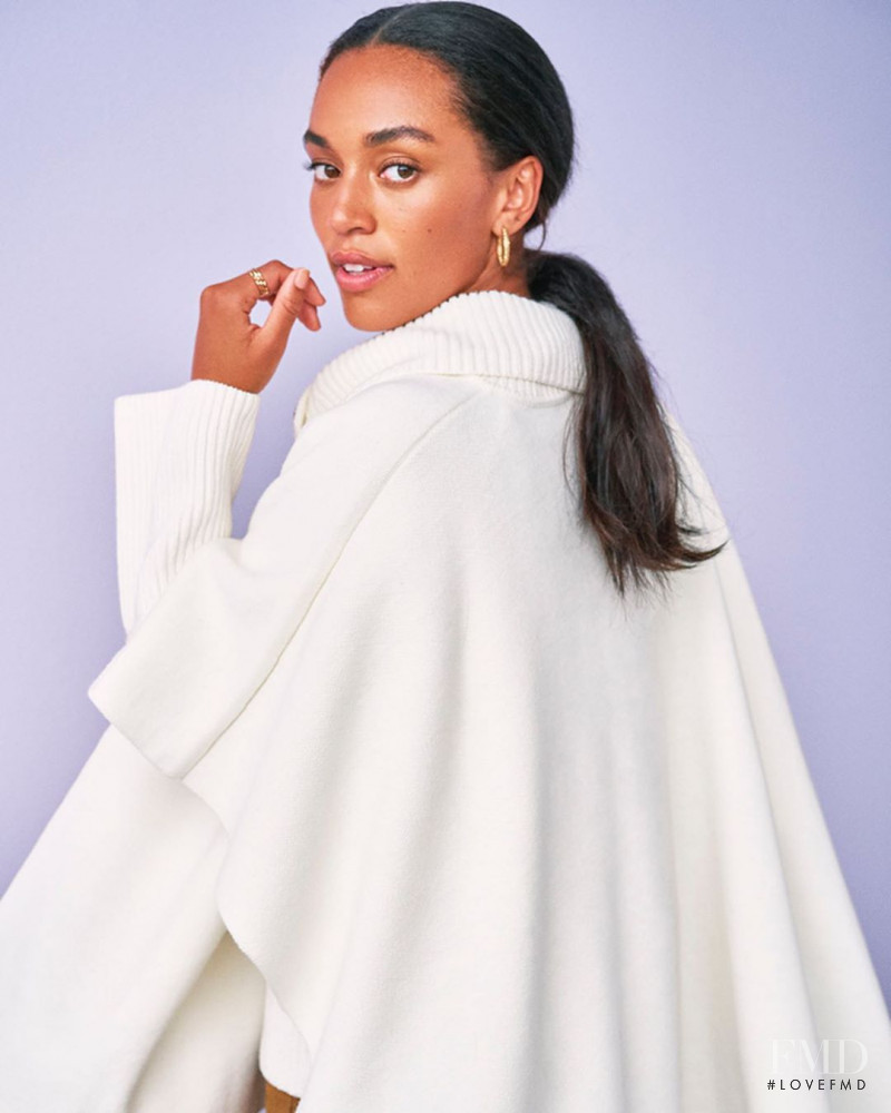 Sara Johnson featured in  the Ann Taylor advertisement for Fall 2019