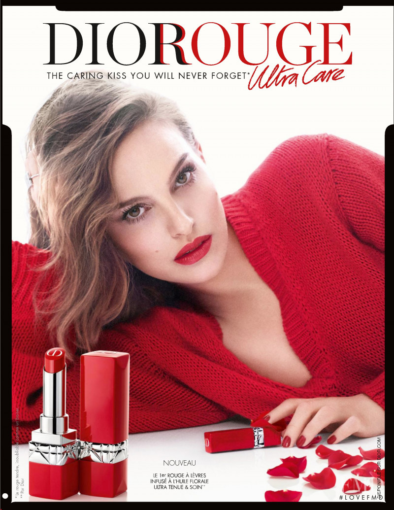 Dior Beauty Dior Rouge Lipstick advertisement for Autumn/Winter 2019