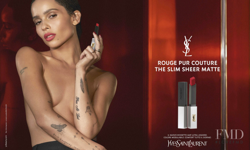 YSL Beauty Rouge Pur Couture The Slim advertisement for Autumn/Winter 2019