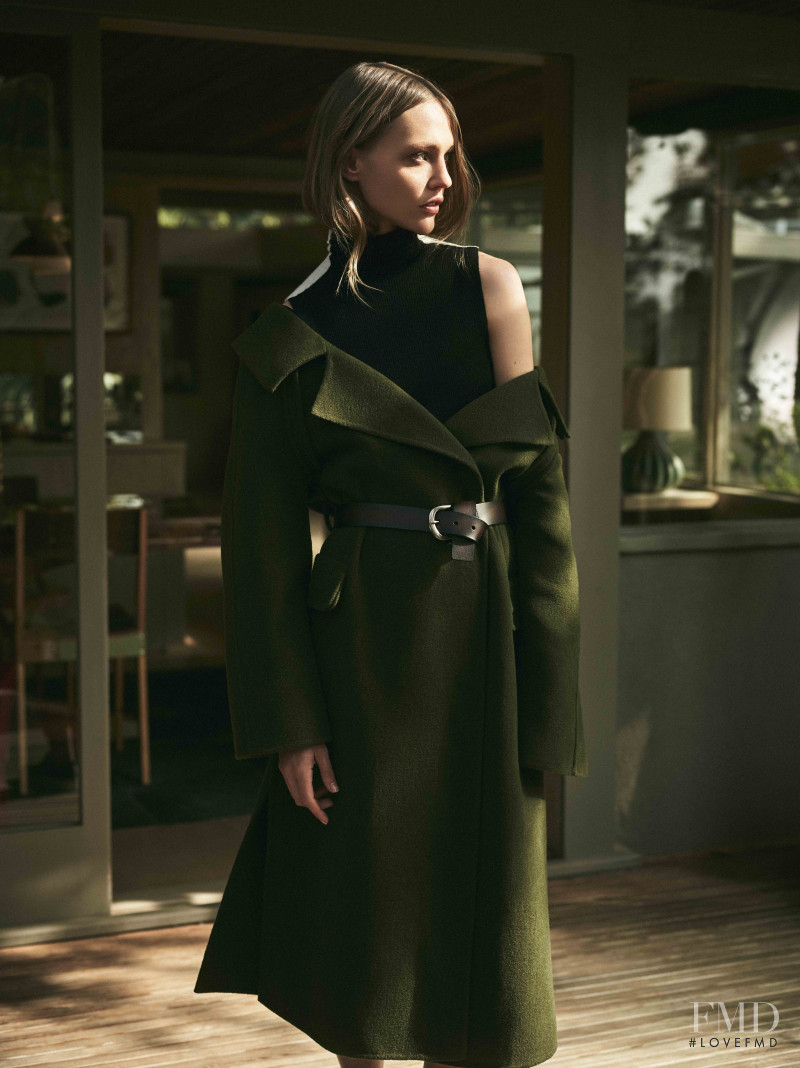 Sasha Pivovarova featured in  the Dazzle Fashion advertisement for Spring 2017