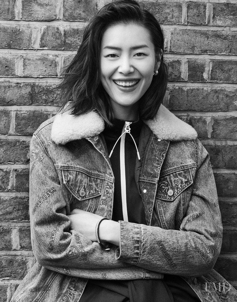 Liu Wen featured in  the Dazzle Fashion advertisement for Winter 2019