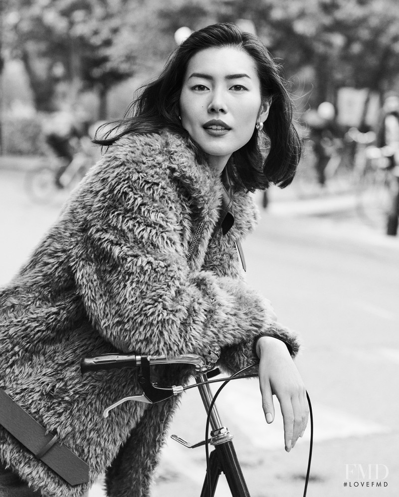 Liu Wen featured in  the Dazzle Fashion advertisement for Winter 2019