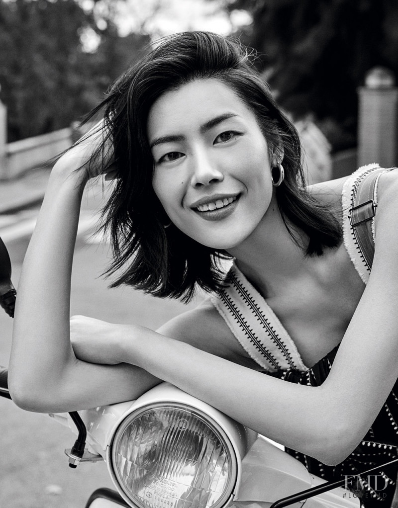 Liu Wen featured in  the Dazzle Fashion advertisement for Summer 2019