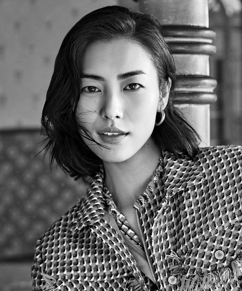 Liu Wen featured in  the Dazzle Fashion advertisement for Spring 2019