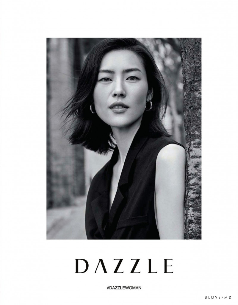 Liu Wen featured in  the Dazzle Fashion advertisement for Spring 2019