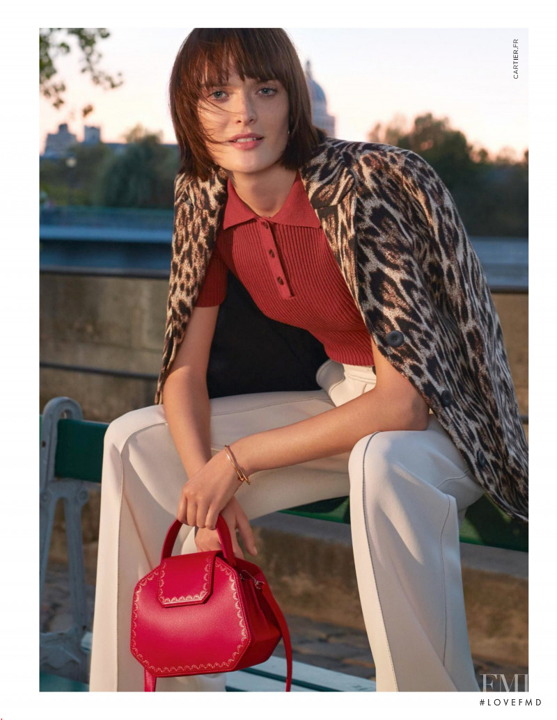 Sam Rollinson featured in  the Cartier advertisement for Autumn/Winter 2019