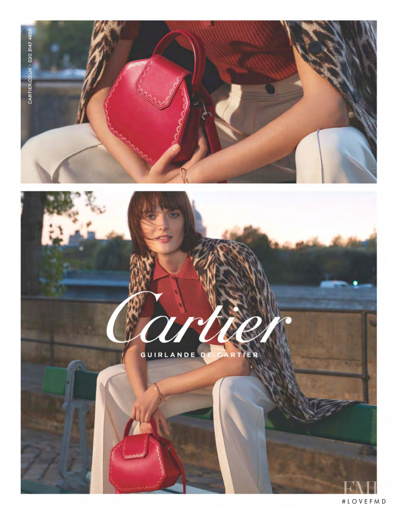 Sam Rollinson featured in  the Cartier advertisement for Autumn/Winter 2019