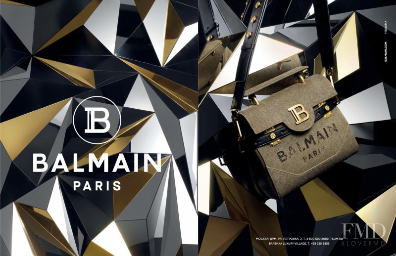 Balmain advertisement for Autumn/Winter 2019