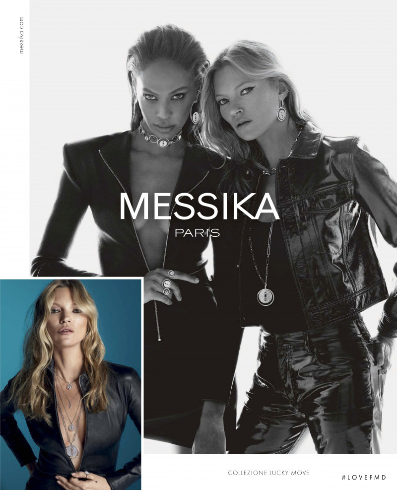 Joan Smalls featured in  the Messika advertisement for Autumn/Winter 2019