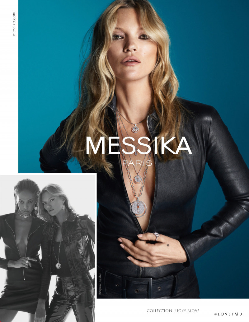 Joan Smalls featured in  the Messika advertisement for Autumn/Winter 2019