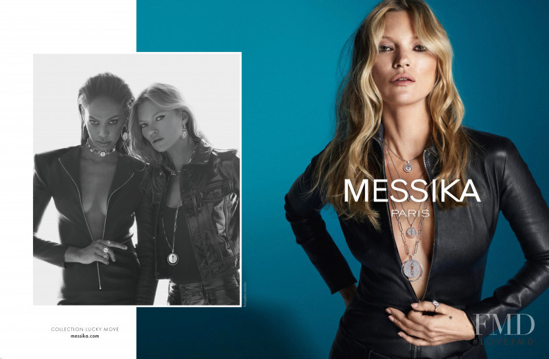 Joan Smalls featured in  the Messika advertisement for Autumn/Winter 2019