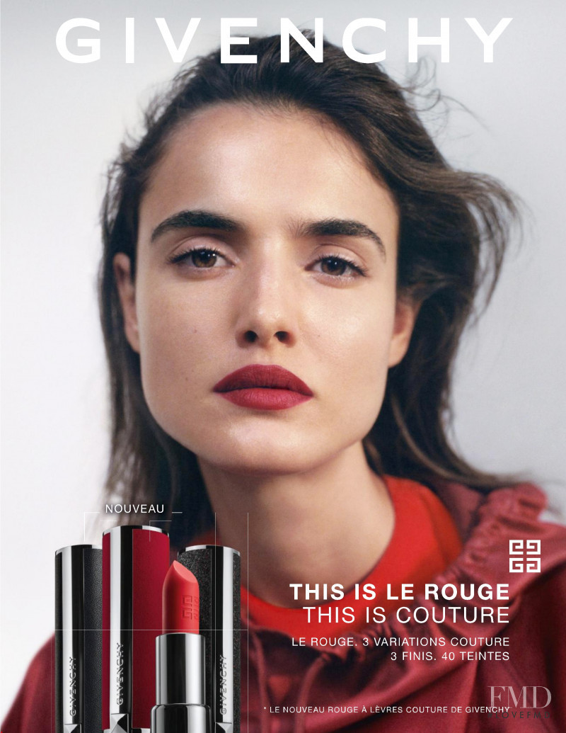 Blanca Padilla featured in  the Givenchy Beauty advertisement for Autumn/Winter 2019