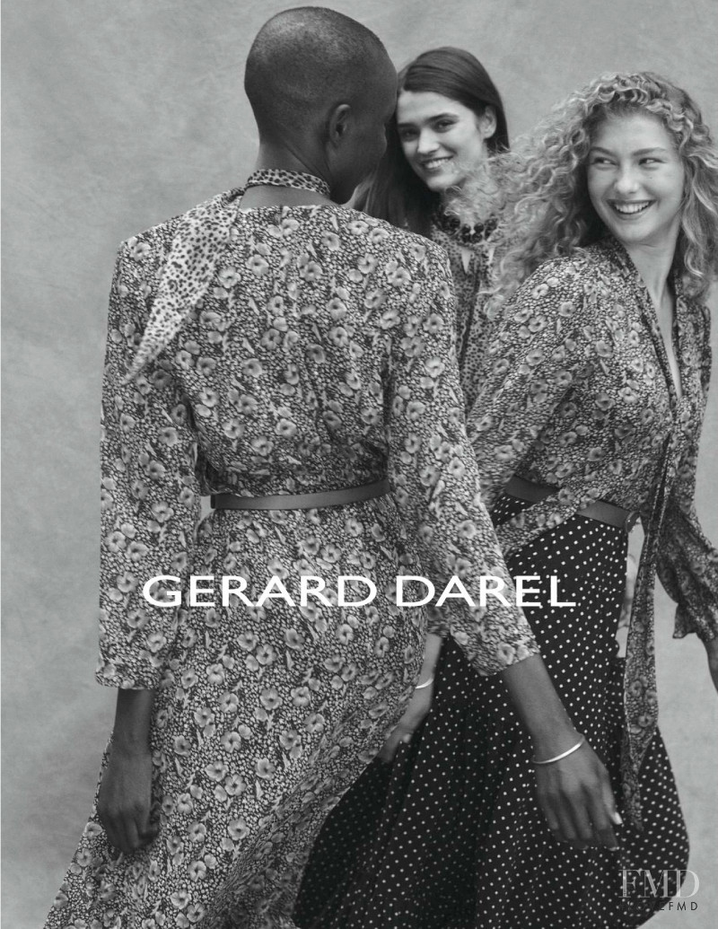 Alexandra Maria Micu featured in  the Gerard Darel advertisement for Autumn/Winter 2019