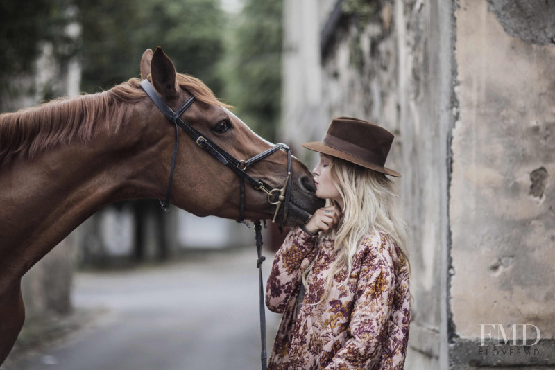 Camilla Forchhammer Christensen featured in  the Mes Demoiselles lookbook for Autumn/Winter 2015