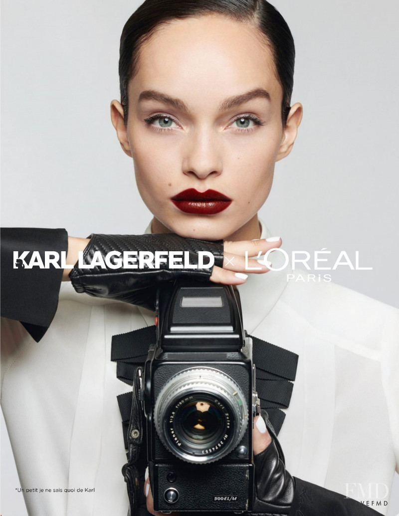 L\'Oreal Paris x Karl Lagerfeld advertisement for Autumn/Winter 2019