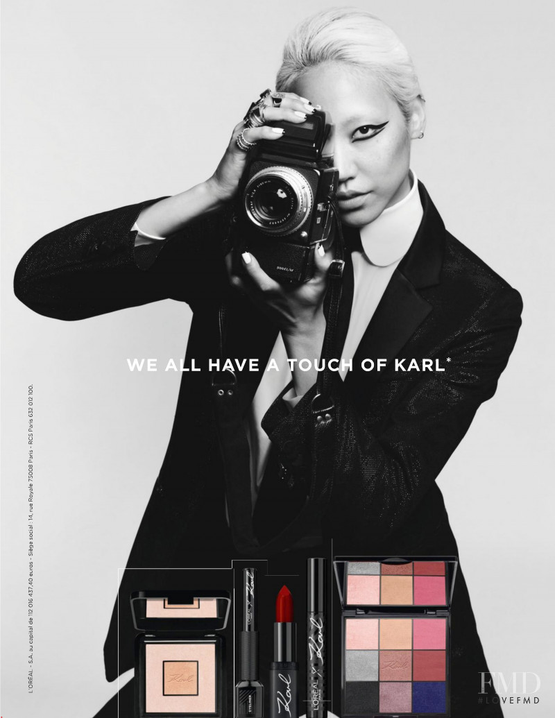 L\'Oreal Paris x Karl Lagerfeld advertisement for Autumn/Winter 2019