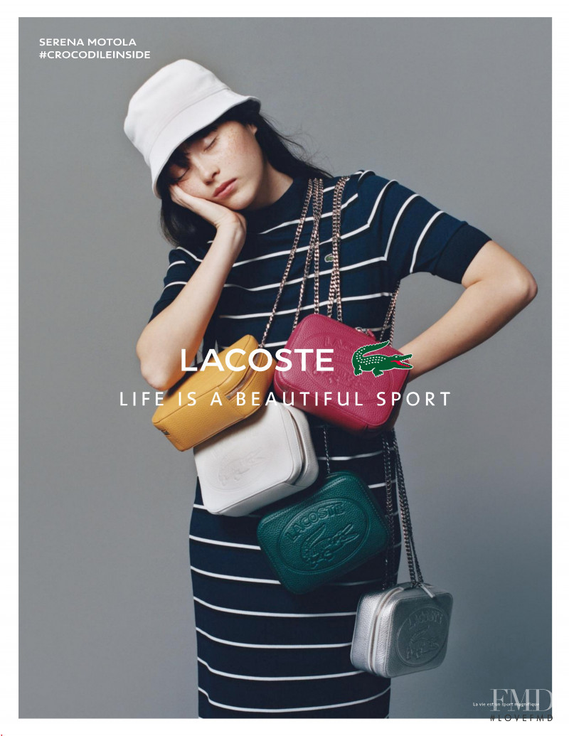 Lacoste advertisement for Autumn/Winter 2019