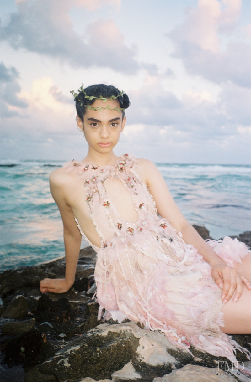Isis Jimenez featured in  the Anikena by Azulik lookbook for Spring/Summer 2019