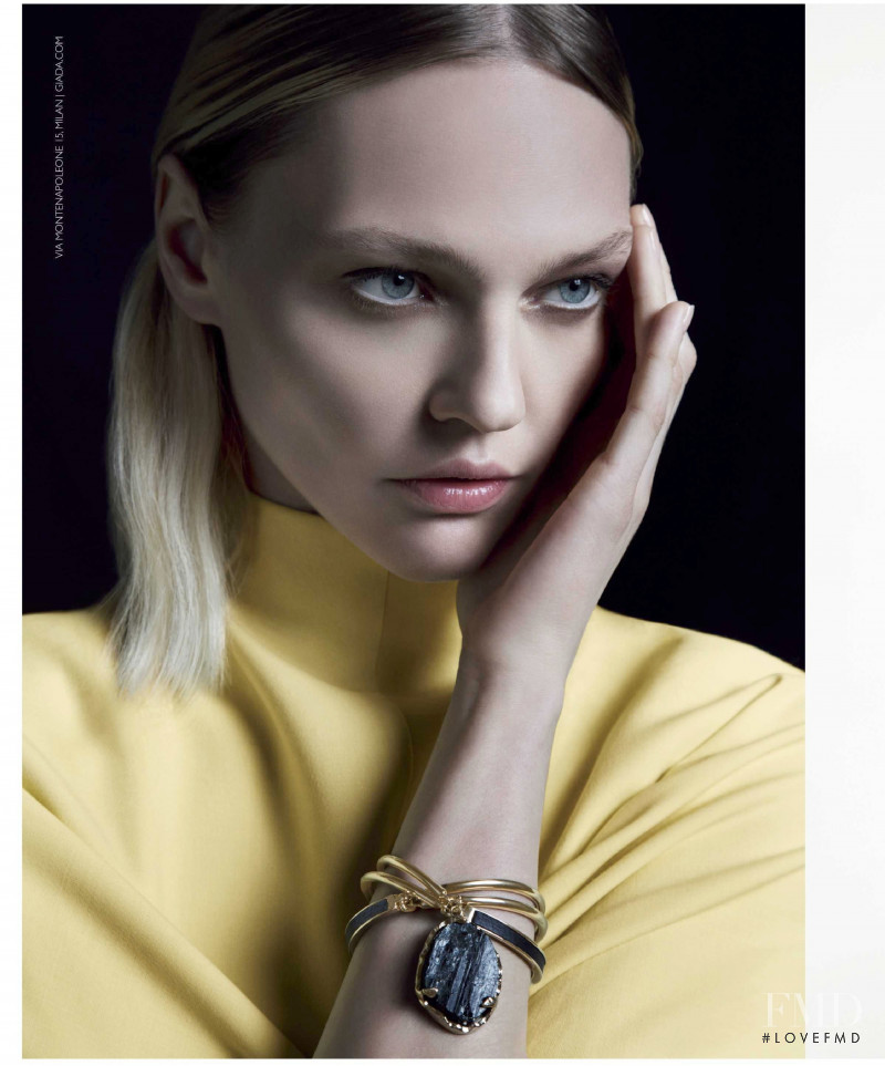 Sasha Pivovarova featured in  the Giada advertisement for Autumn/Winter 2019