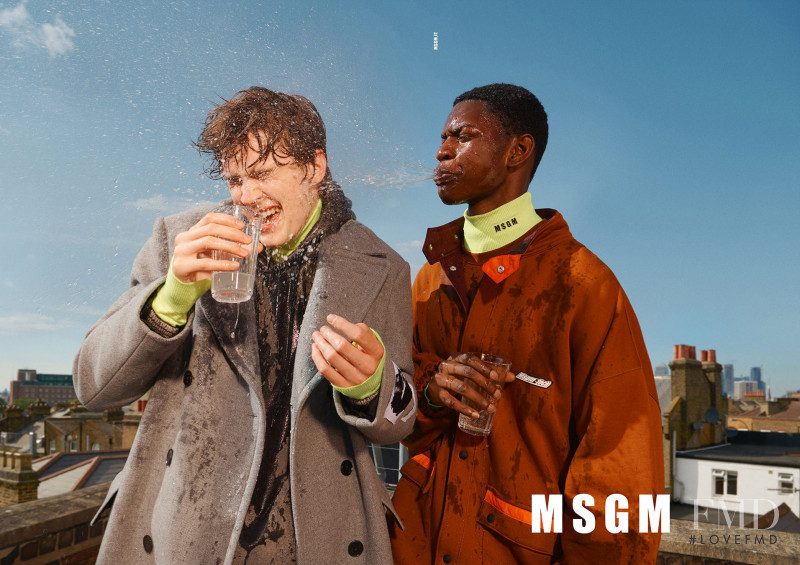 MSGM advertisement for Autumn/Winter 2019