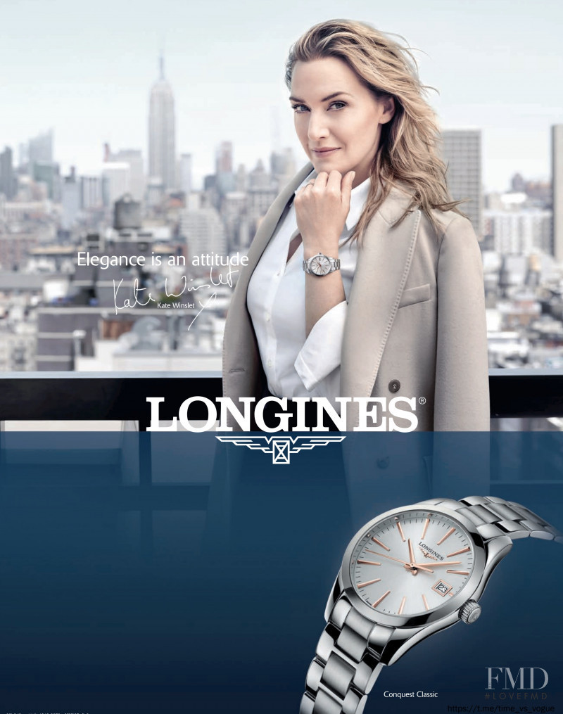 Longines advertisement for Autumn/Winter 2019