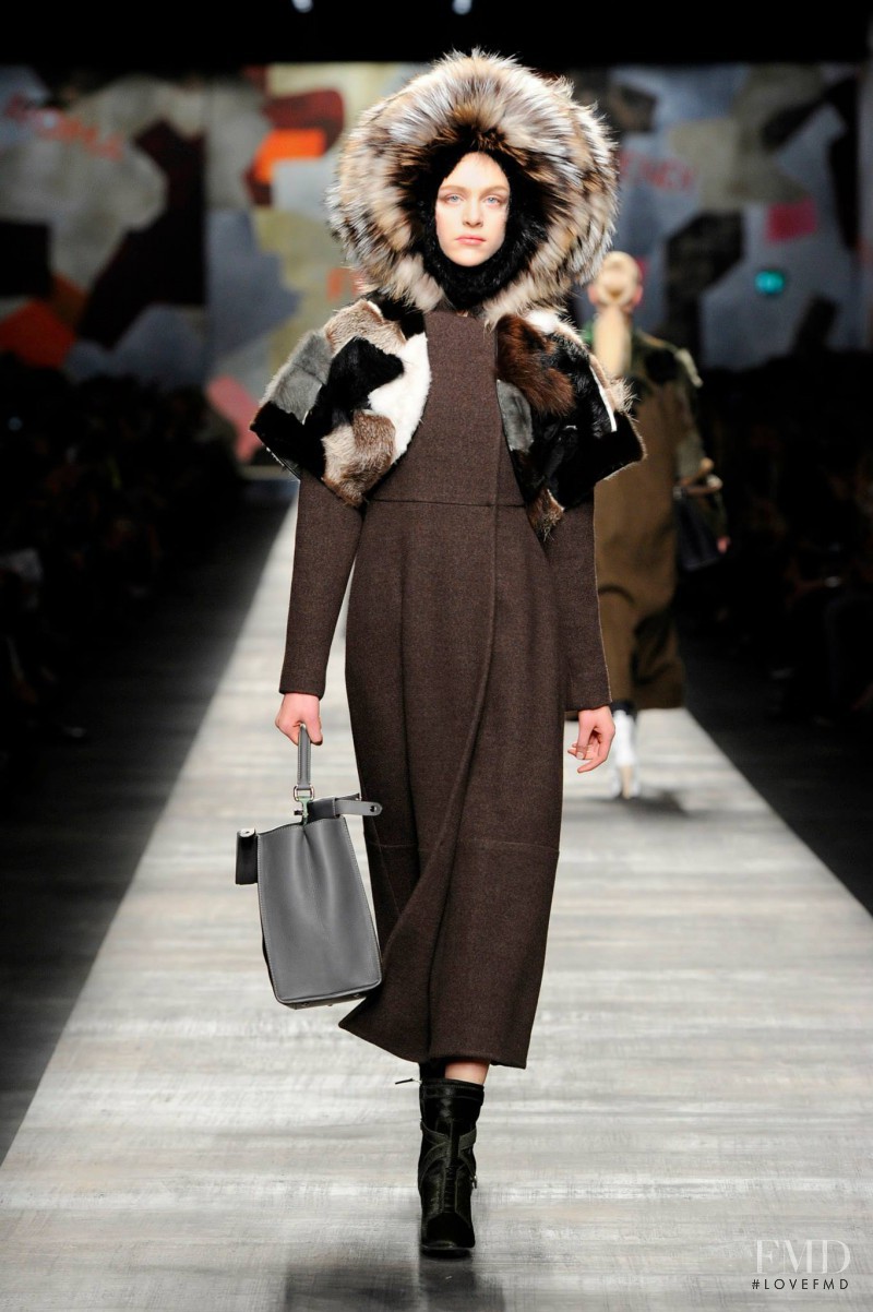 Hedvig Palm featured in  the Fendi fashion show for Autumn/Winter 2014