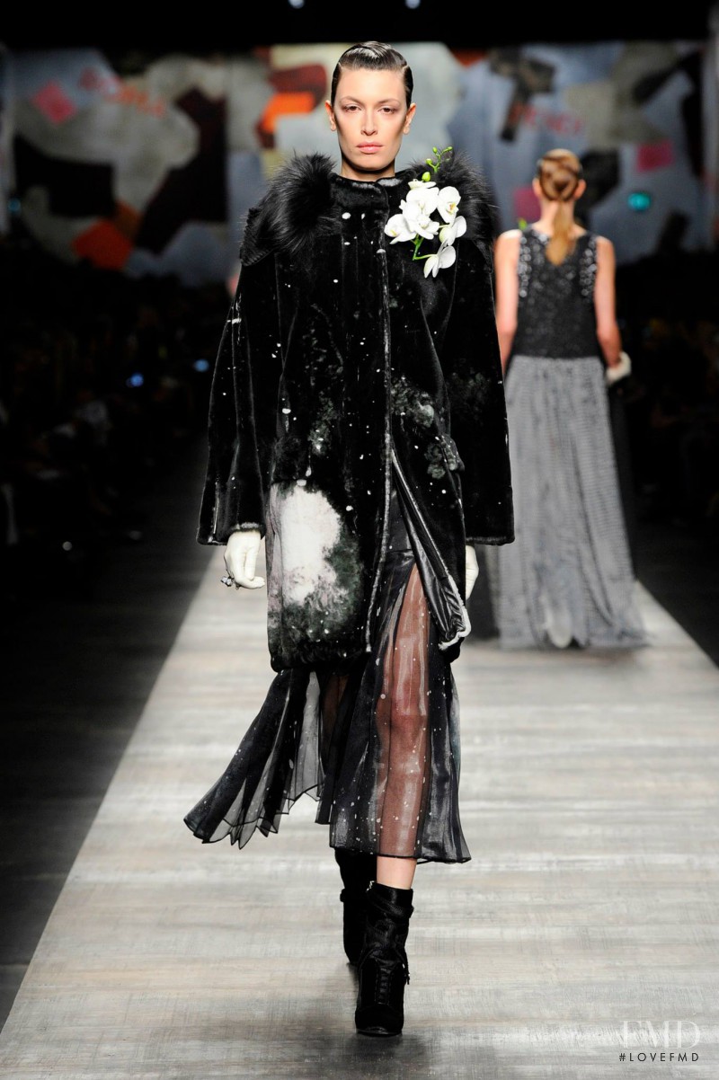 Sabrina Ioffreda featured in  the Fendi fashion show for Autumn/Winter 2014