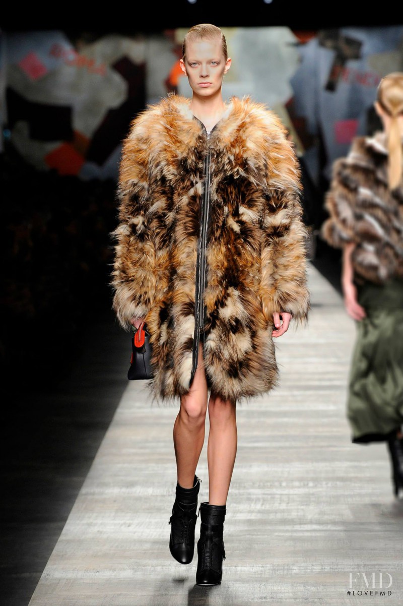 Lexi Boling featured in  the Fendi fashion show for Autumn/Winter 2014