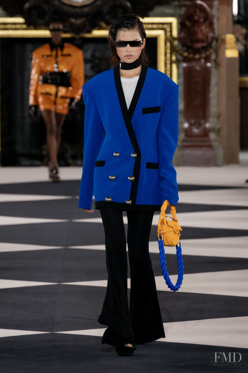 Xue Huizi featured in  the Balmain fashion show for Spring/Summer 2020