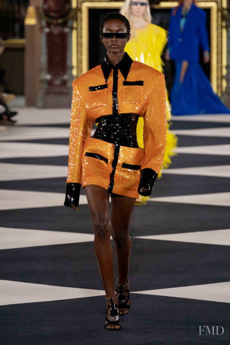 Mahany Pery featured in  the Balmain fashion show for Spring/Summer 2020
